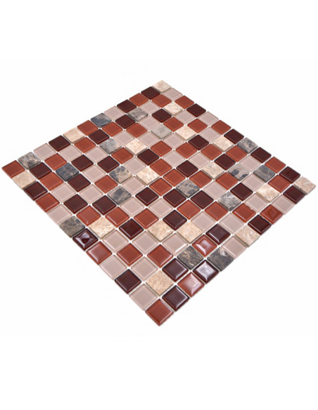 Självhäftande Mosaik Beige Brun | Ekosten.se