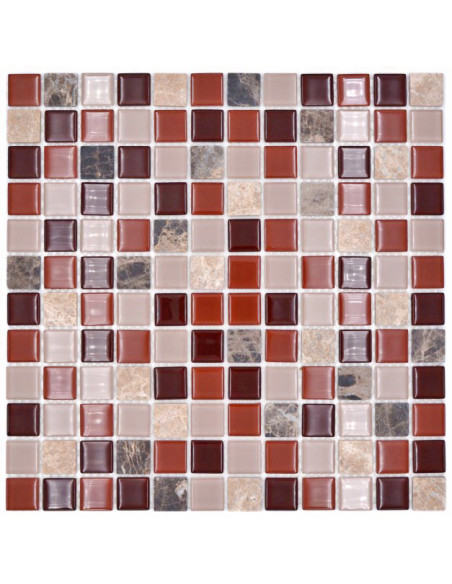 Självhäftande Mosaik Beige Brun | Ekosten.se