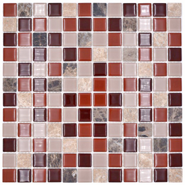 Självhäftande Mosaik Beige Brun | Ekosten.se
