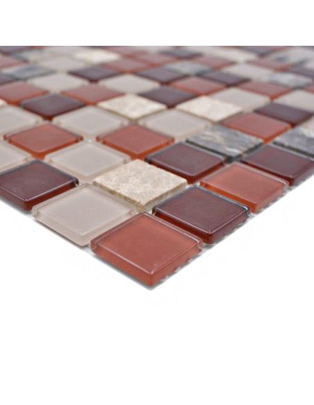 Självhäftande Mosaik Beige Brun | Ekosten.se