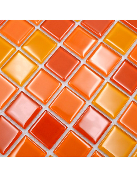 Kristallmosaik Gul Orange Röd | Ekosten.se