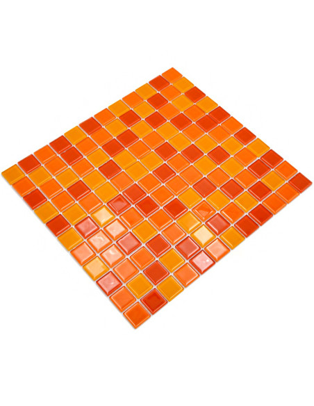 Kristallmosaik Gul Orange Röd | Ekosten.se