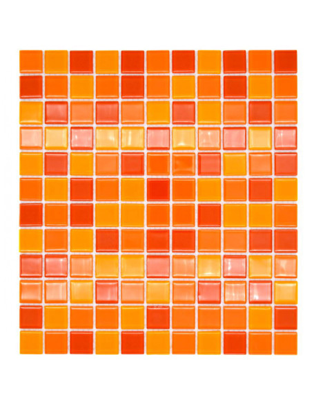 Kristallmosaik Gul Orange Röd | Ekosten.se