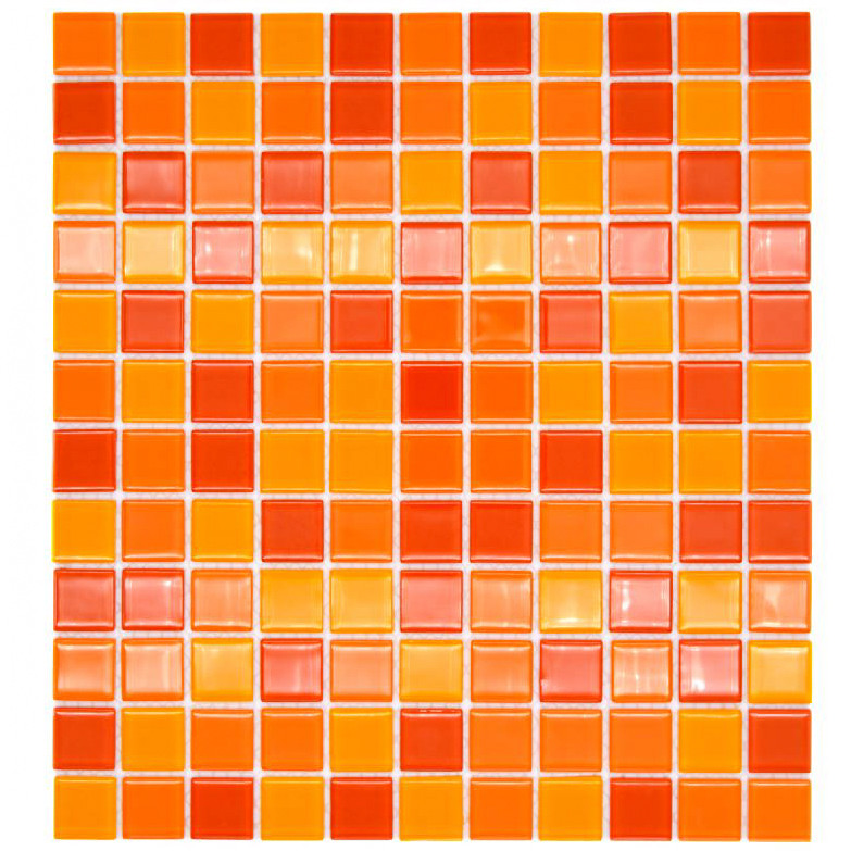 Kristallmosaik Gul Orange Röd | Ekosten.se