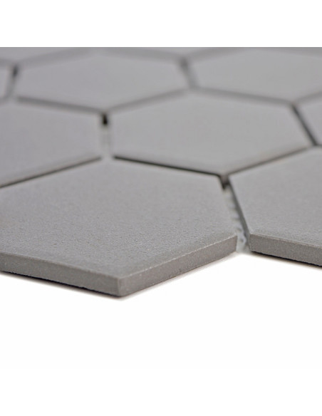 Mörkgrå Hexagon Klinkermosaik Antislip | Ekosten.se