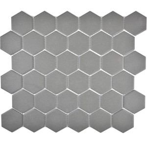 Mörkgrå Hexagon Klinkermosaik Antislip | Ekosten.se