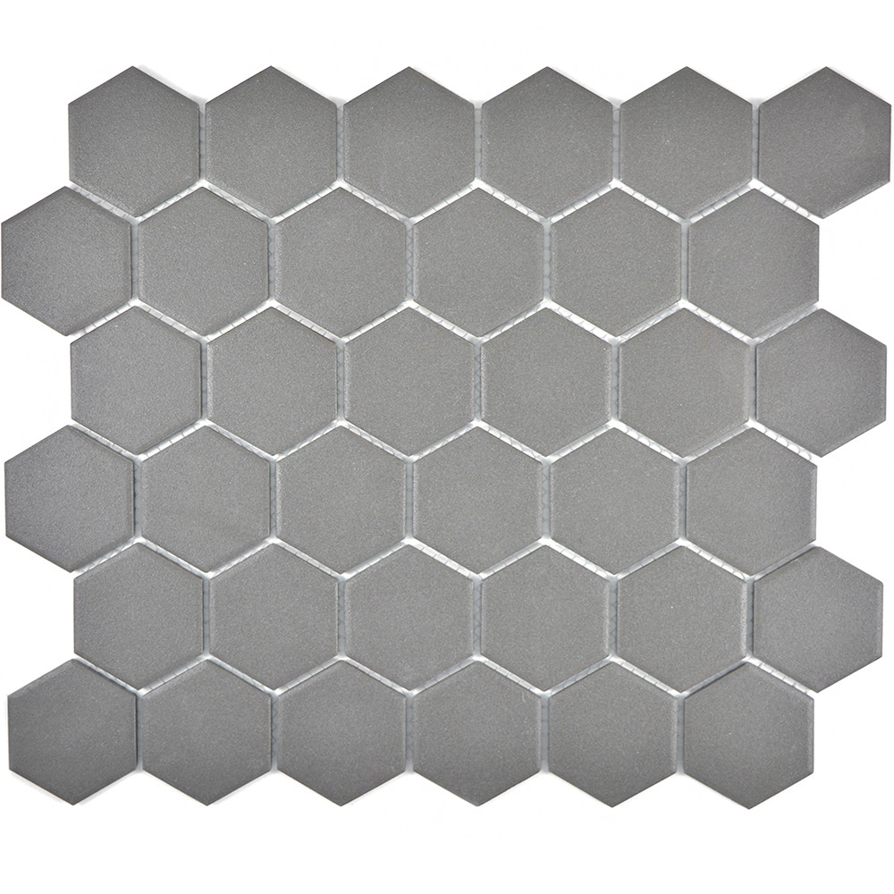 Mörkgrå Hexagon Klinkermosaik Antislip | Ekosten.se