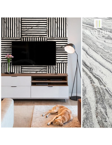 Akustikpanel Slate-Lite Arctic White | Ekosten.se