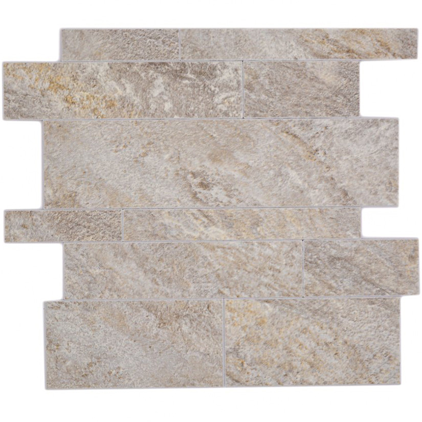 Självhäftande Väggpanel Vinyl Beige  Grå