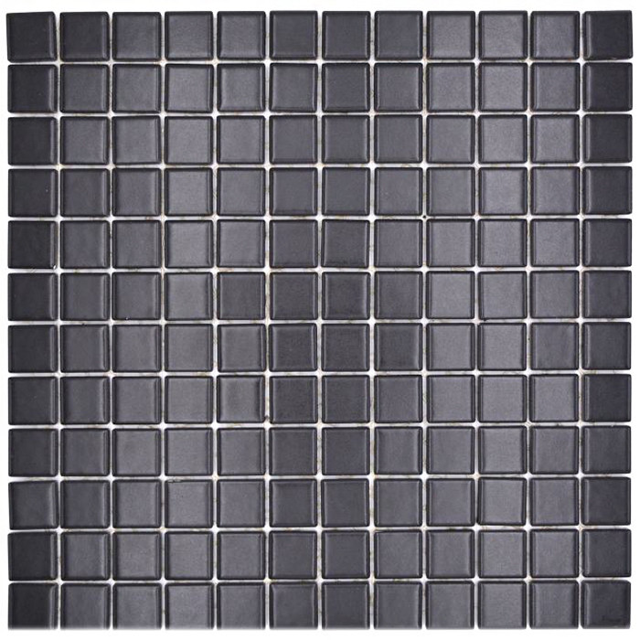 Klinkermosaik Svart Matt