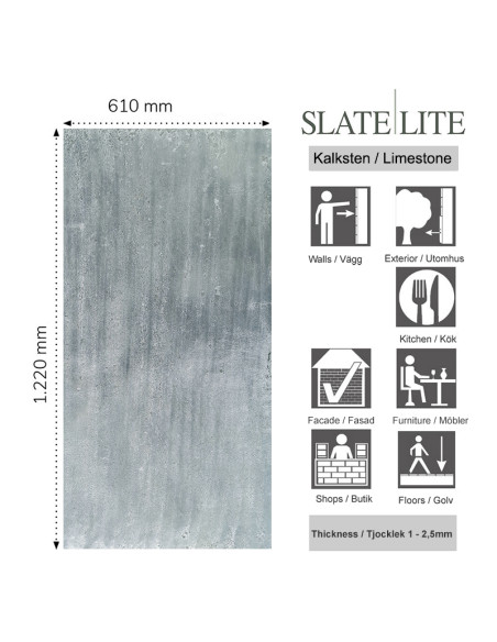Kalksten Stenfaner Green Pearl | Ekosten.se