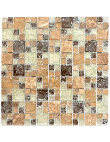 Kombi Kristall Marmor Mosaik Beige | Ekosten.se