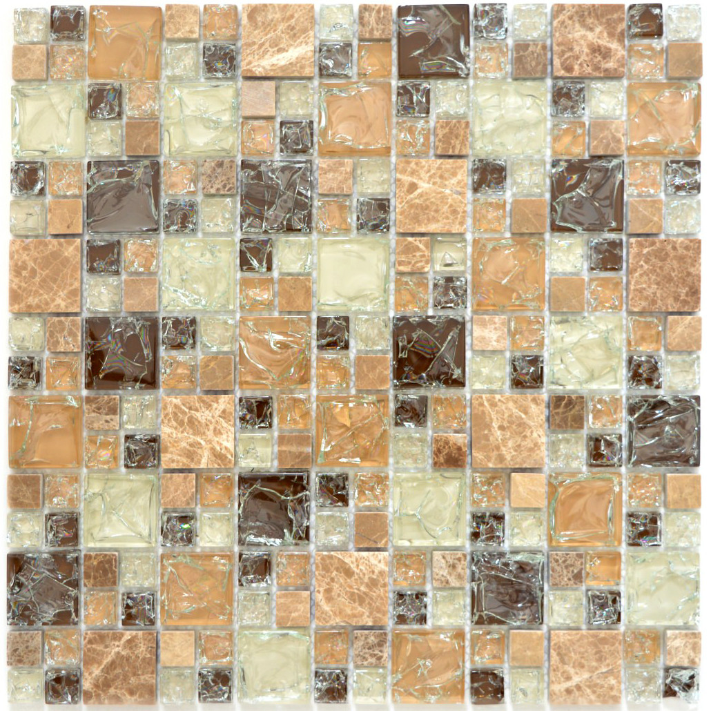 Kombi Kristall Marmor Mosaik Beige | Ekosten.se