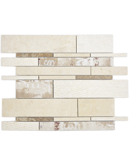 Stavmosaik Marmor Keramik Ljusbeige | Ekosten.se