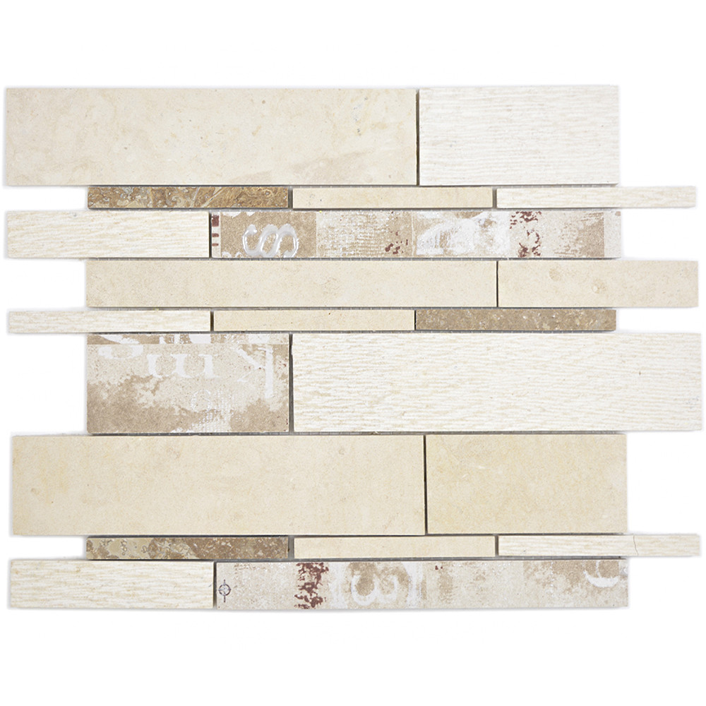 Stavmosaik Marmor Keramik Ljusbeige | Ekosten.se