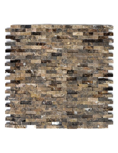 Brickmosaik Splitface Emperador 3D Mini