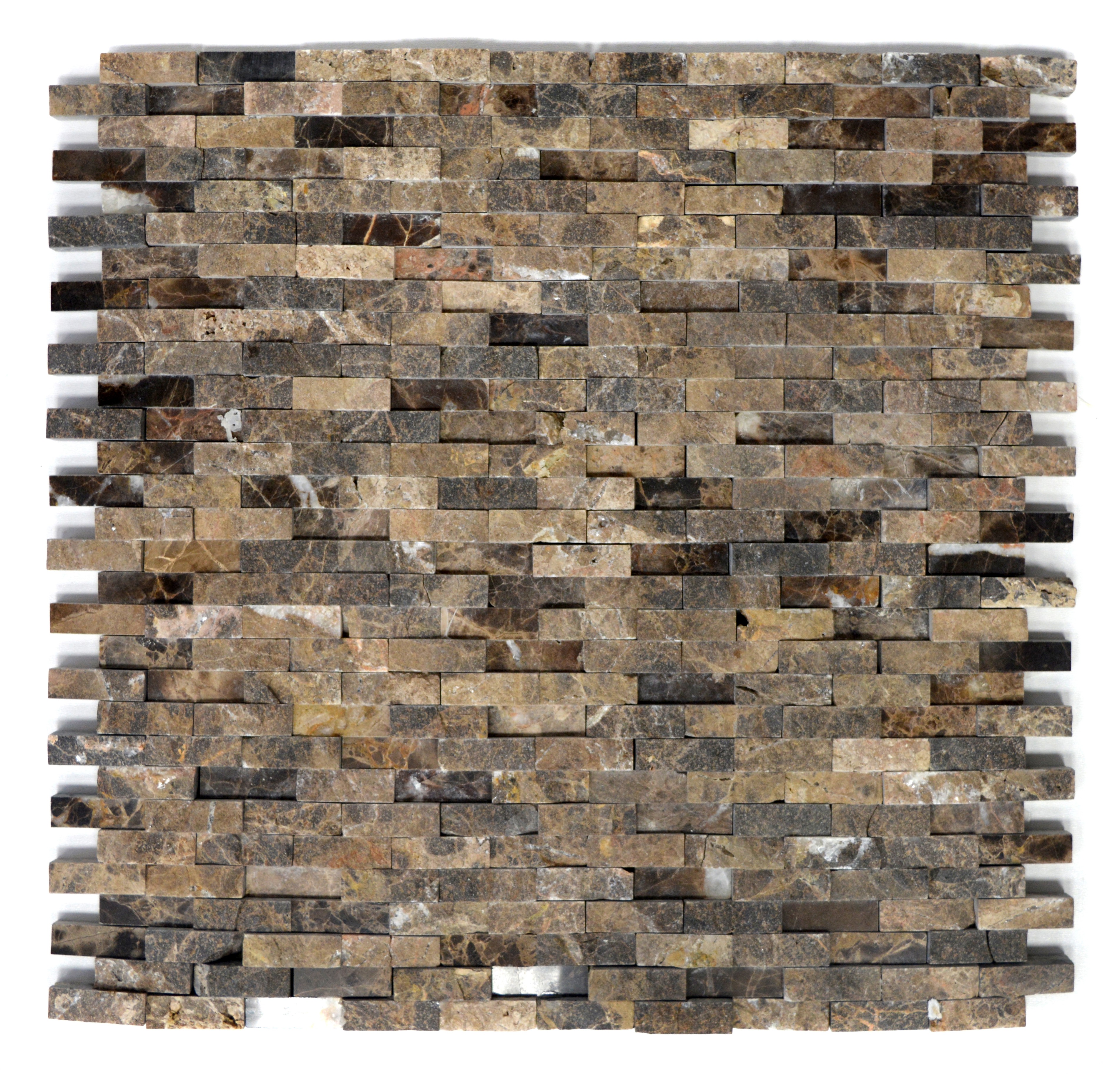 Brickmosaik Splitface Emperador 3D Mini