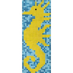 Bild Pool Mosaik Seahorse  43x110cm | Ekosten.se