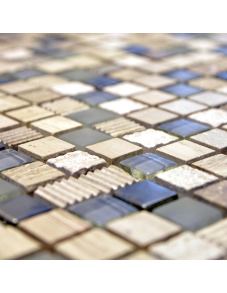 Grå Silver Mosaik Kristall Marmor
 | Ekosten.se