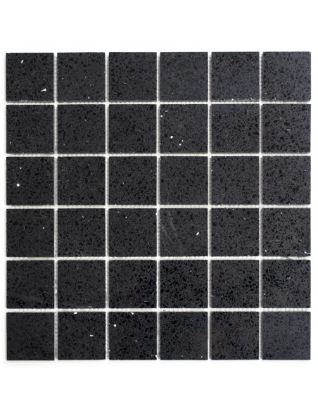 Mosaik Komposit Svart Polerad 48x48mm | Ekosten.se