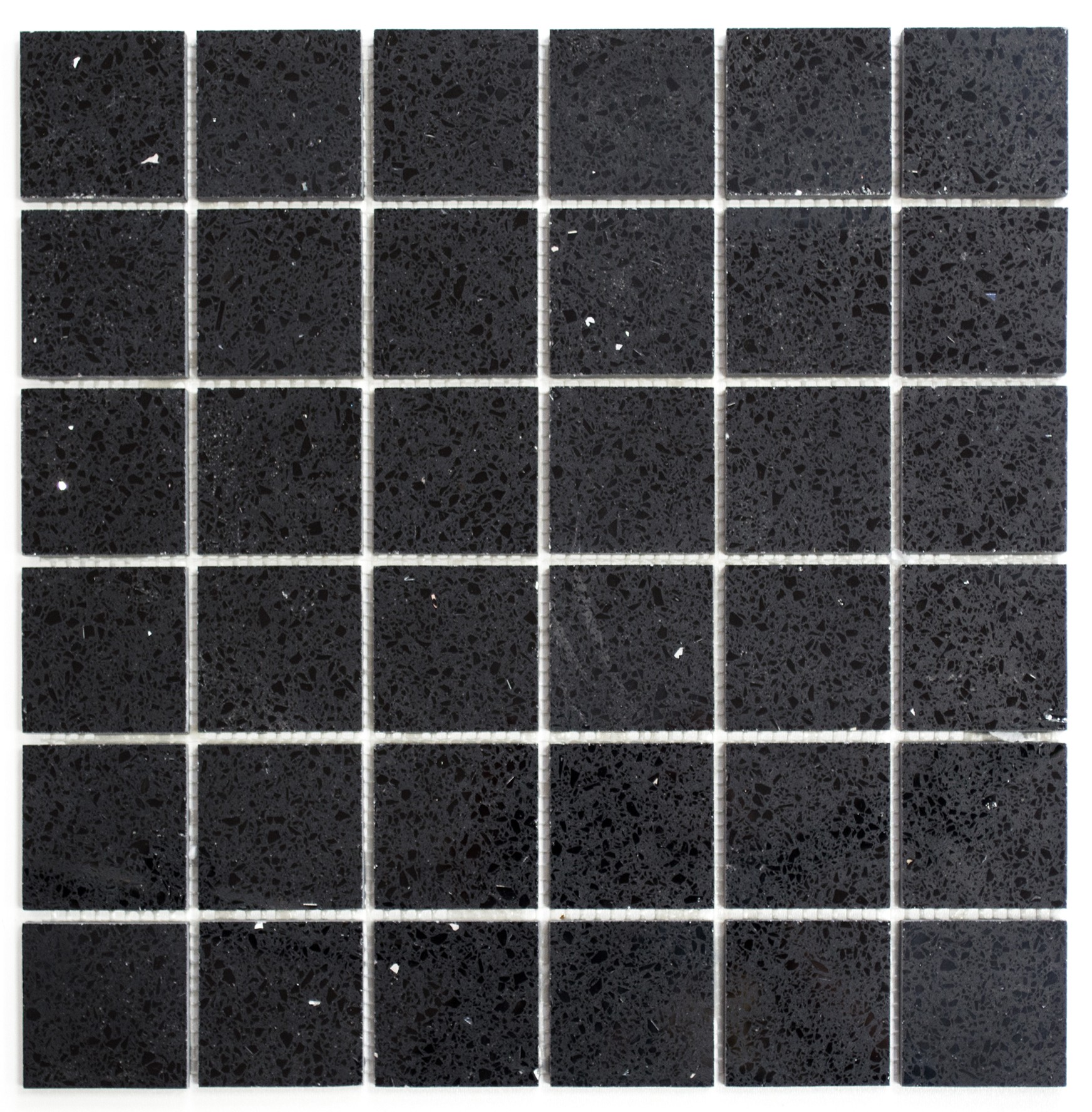 Mosaik Komposit Svart Polerad 48x48mm | Ekosten.se