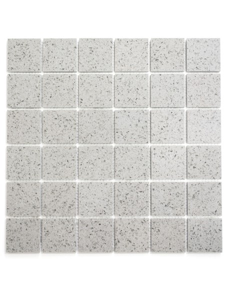 Mosaik Komposit Grå Polerad 48x48mm