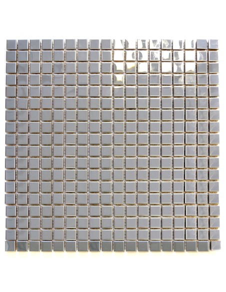 Silver Metall Mosaik Blank | Ekosten.se