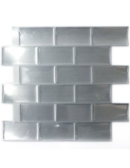 Självhäftande Vinyl Mosaik Silver | Ekosten.se