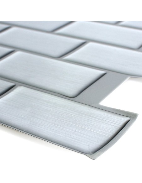 Självhäftande Vinyl Mosaik Silver | Ekosten.se