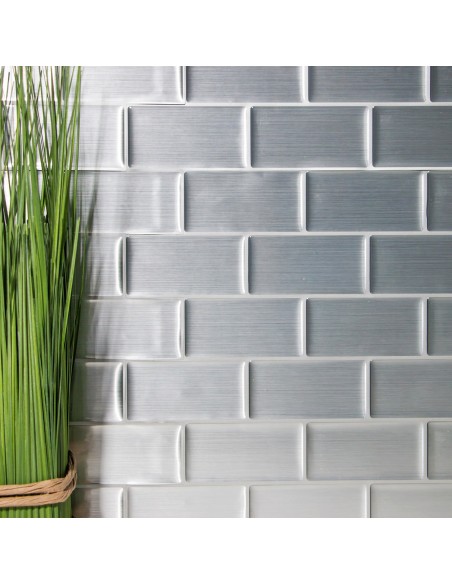 Självhäftande Vinyl Mosaik Silver | Ekosten.se