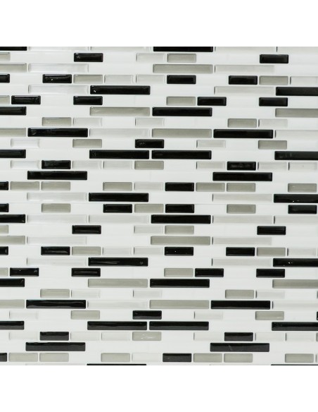 Självhäftande Vinyl Mosaik Grå Svart | Ekosten.se