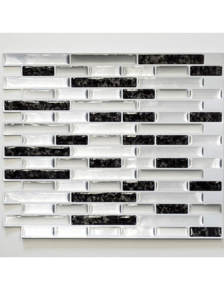 Vinyl Självhäftande Mosaik Marmor Optik Svart | Ekosten.se