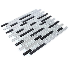 Vinyl Självhäftande Mosaik Marmor Optik Svart | Ekosten.se
