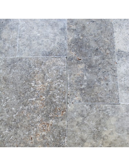 Silver Natursten Travertin French Pattern | Ekosten.se