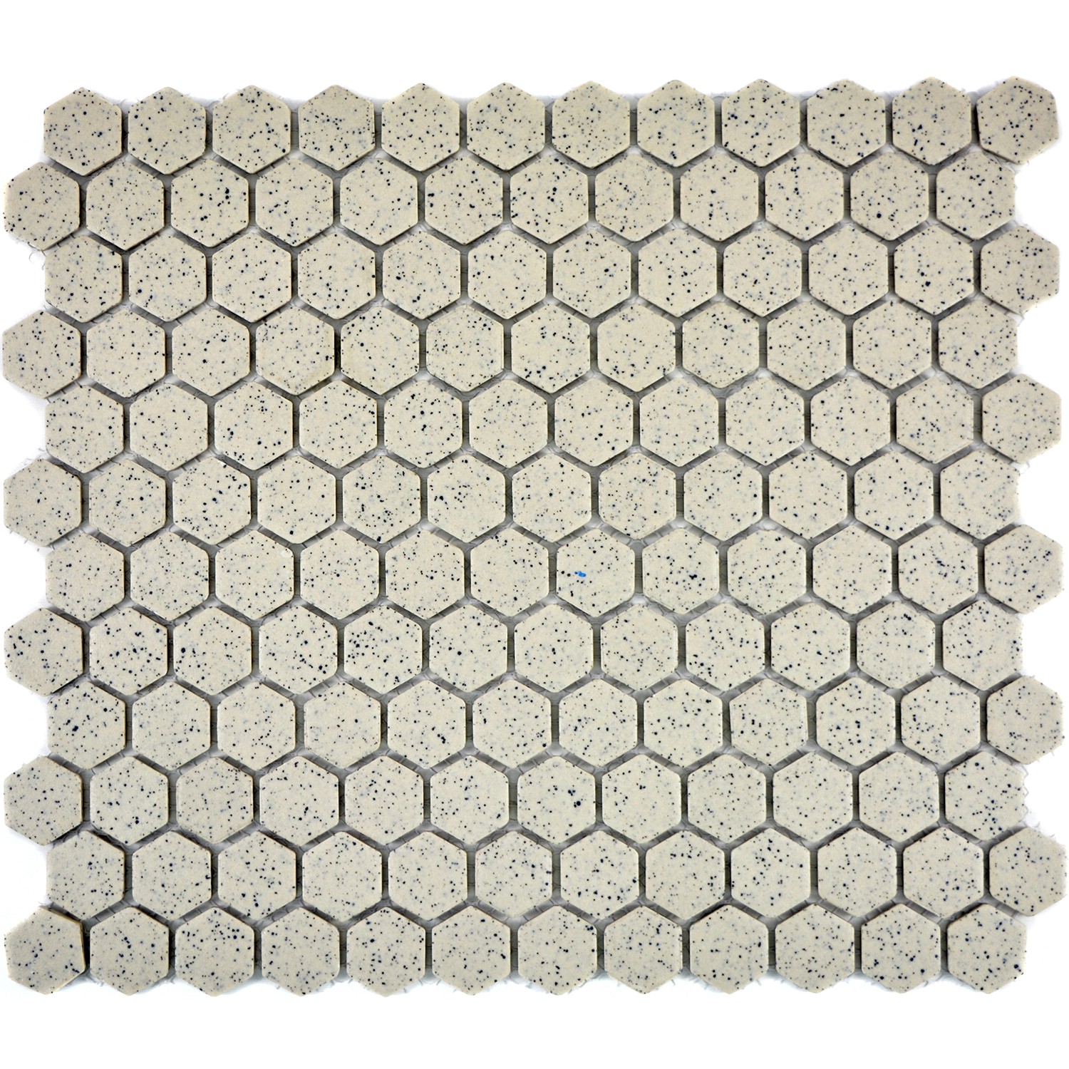 Hexagon Mosaik Beige Prickig Matt | Ekosten.se
