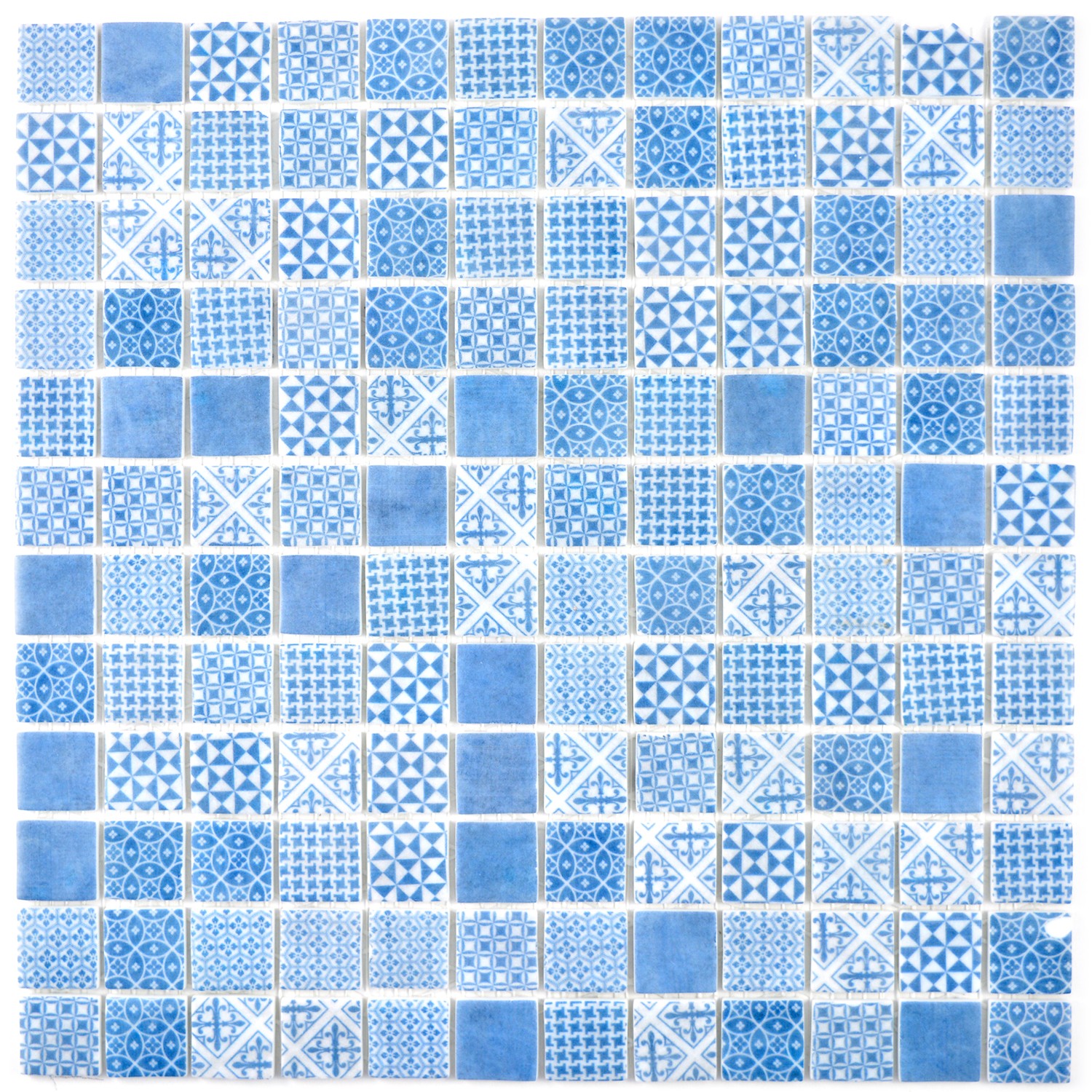 Mosaik ECO Patchwork Blå | Ekosten.se