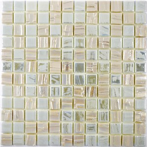 Eco Kristall Mosaik Vit Metallic | Ekosten.se