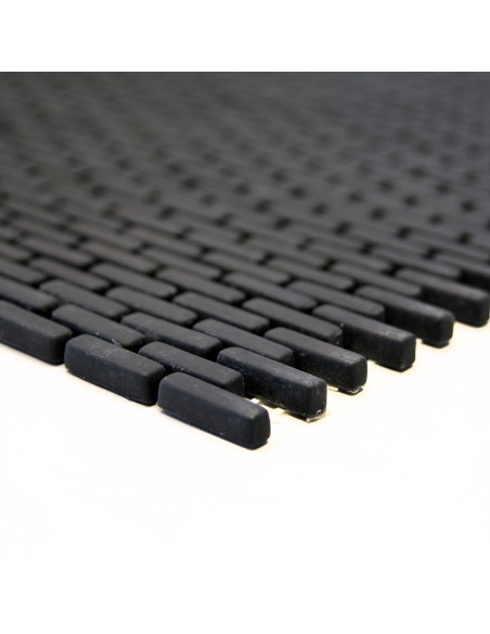 Glas Eco Mosaik Minibrick Svart  | Ekosten.se