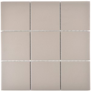 Klinker Mosaik Ljusgrå Matt