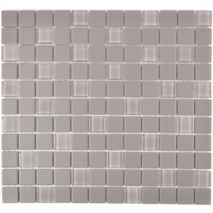 Grå Glas Keramikmosaik | Ekosten.se