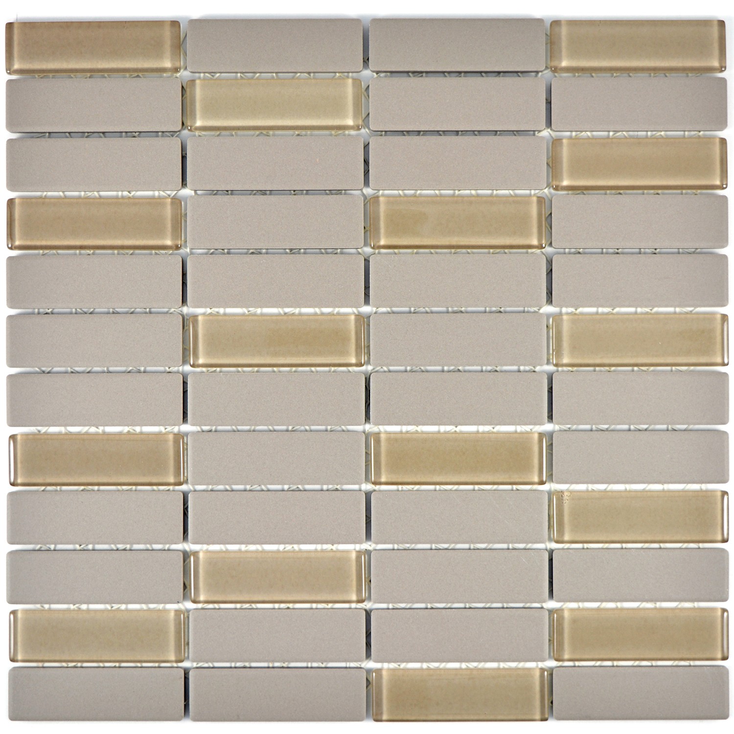 Stavmosaik Glas Keramik Ljusgrå | Ekosten.se