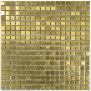 Guld Rostfrittstål Mosaik | Ekosten.se