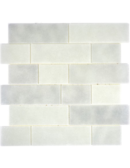 Vit Glasmosaik Nordic Veil | Ekosten.se