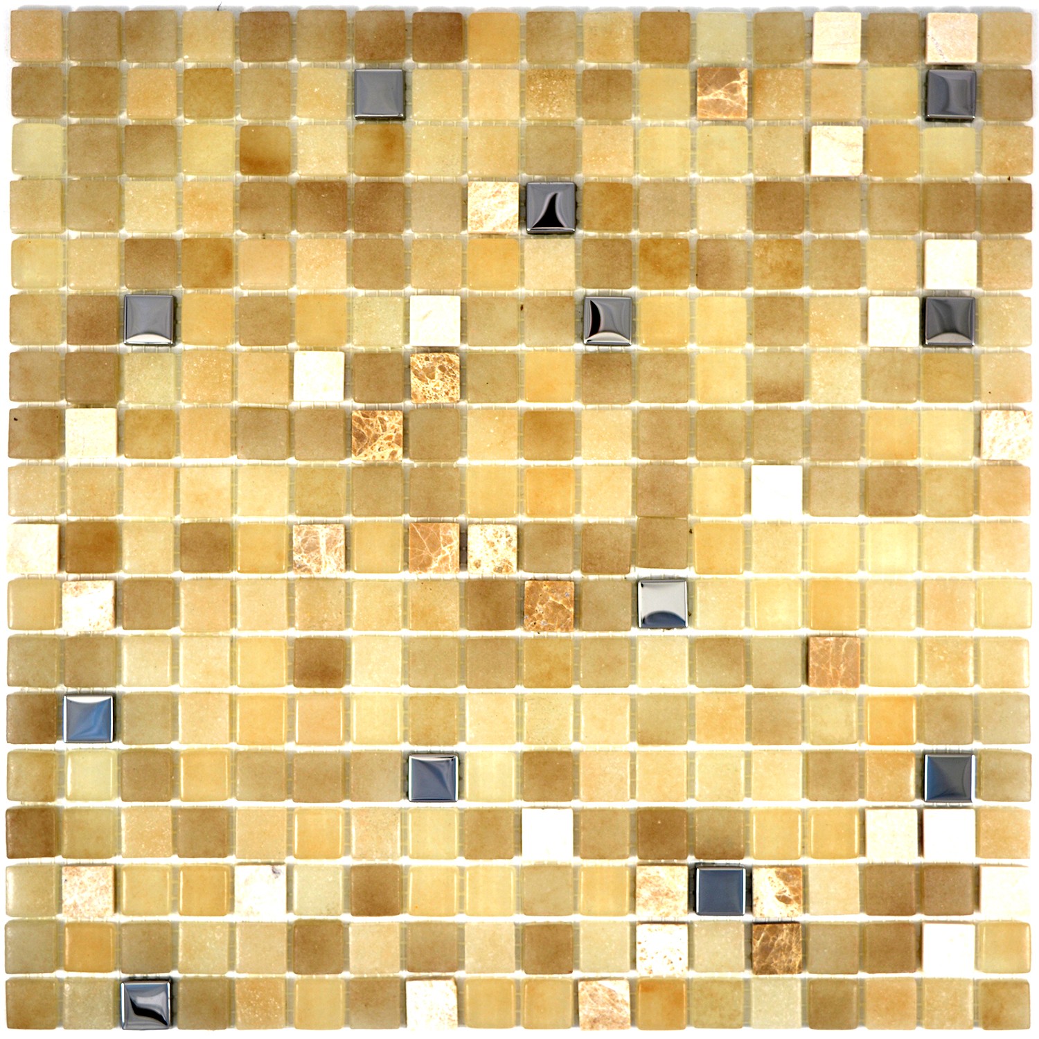 Mosaik Kristall Natursten Guld | Ekosten.se