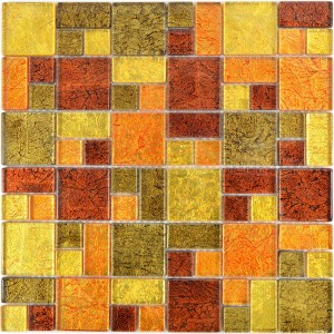 Kristall Mosaik Guld Orange | Ekosten.se