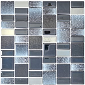 Dazzle Glasmosaik Svart | Ekosten.se