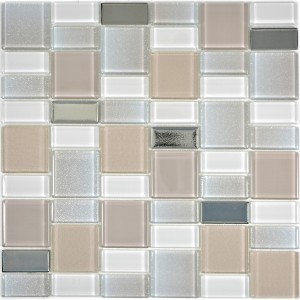 Dazzle Glasmosaik Beige | Ekosten.se