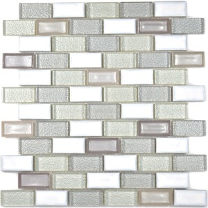 Vit Mosaik Kristall Keramik | Ekosten.se