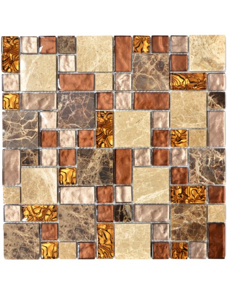 Beige Kristall Marmor Mosaik Antik | Ekosten.se