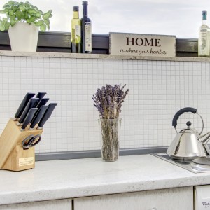 Vit Blank Klinker Mosaik | Ekosten.se